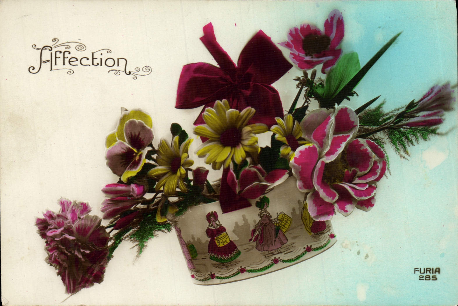 CPA Fantaisie Fleurs 
