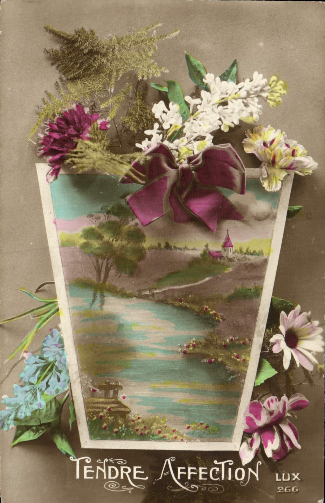 CPA Fantaisie Fleurs 