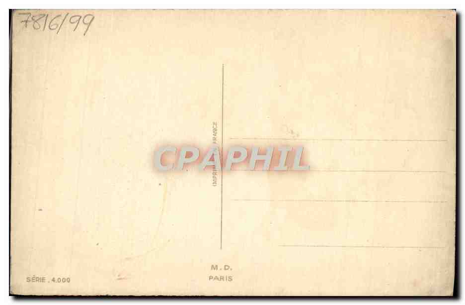 CPA Fantaisie Fleurs  — Verso