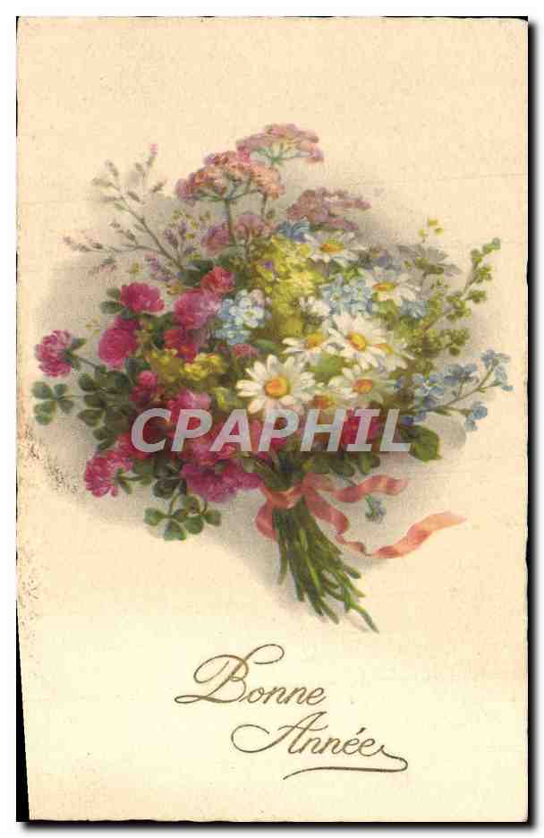CPA Fantaisie Fleurs 