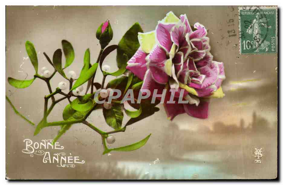 CPA Fantaisie Fleurs 