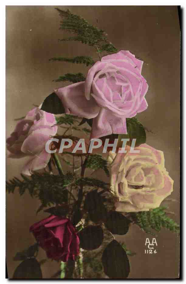 CPA Fantaisie Fleurs 