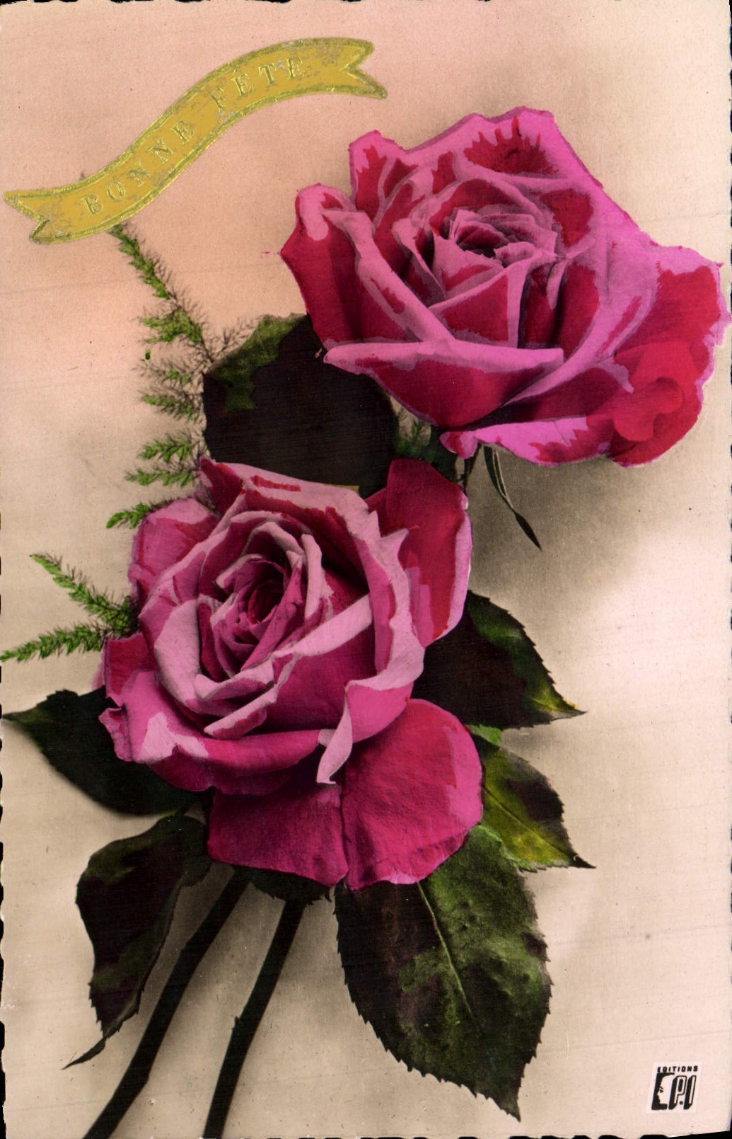 CPA Fantaisie Fleurs 