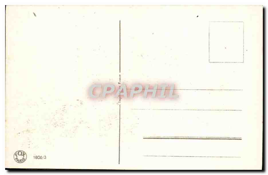 CPA Fantaisie Fleurs  — Verso