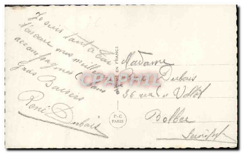 CPA Fantaisie Fleurs  — Verso