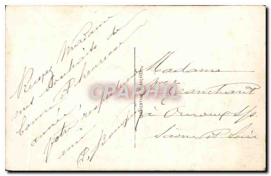 CPA Fantaisie Fleurs  — Verso