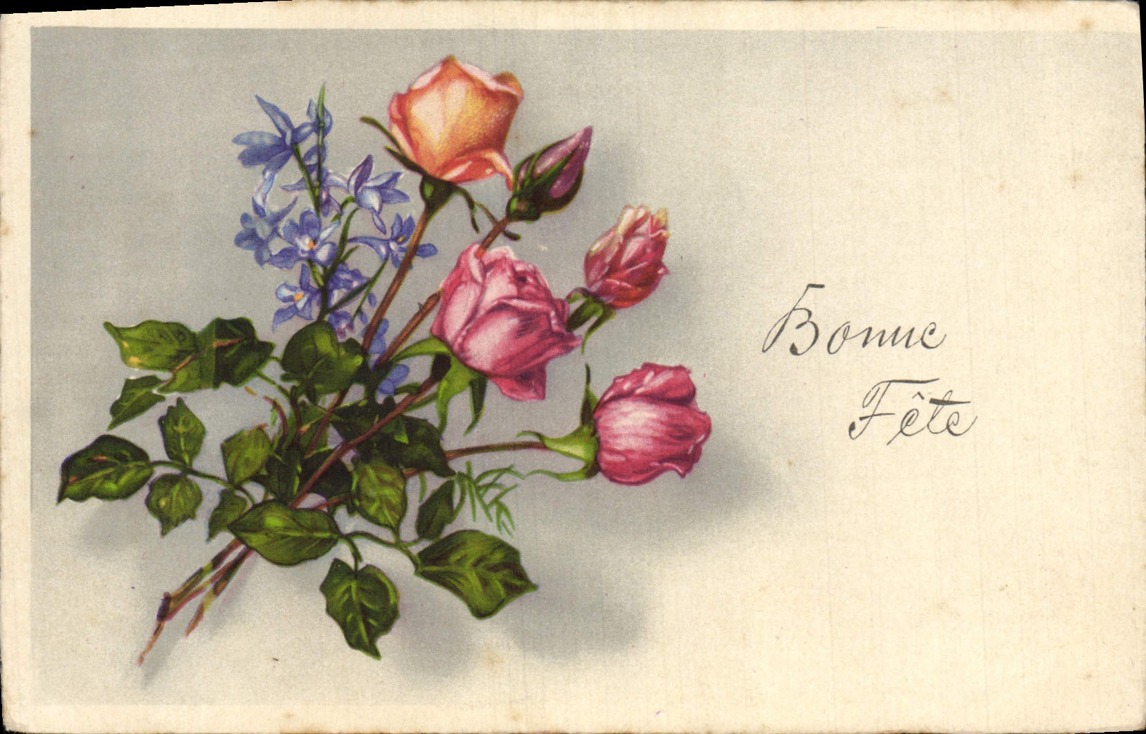 CPA Fantaisie Fleurs 