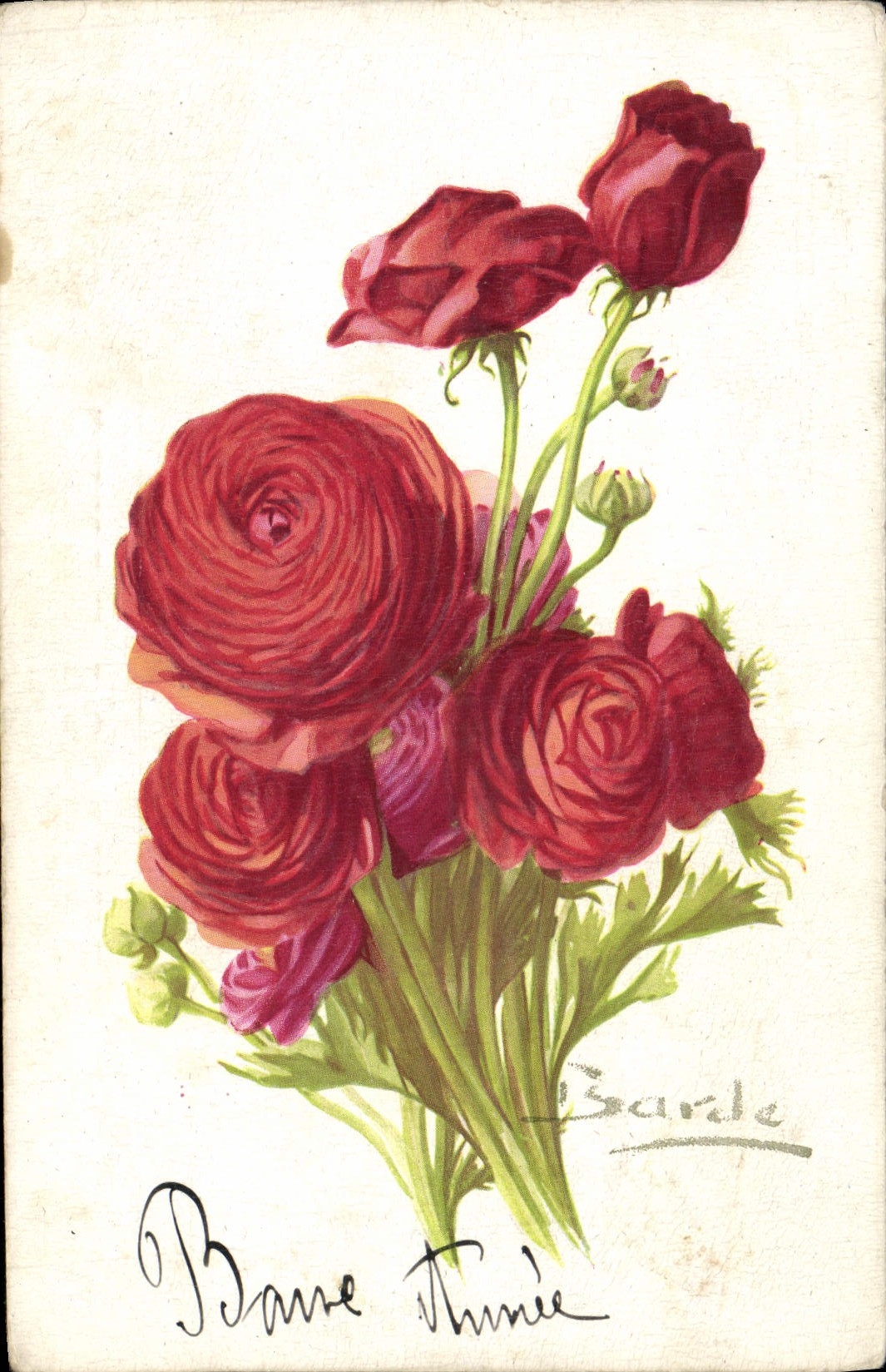 CPA Fantaisie Fleurs 