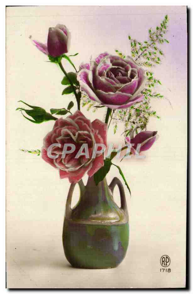 CPA Fantaisie Fleurs 