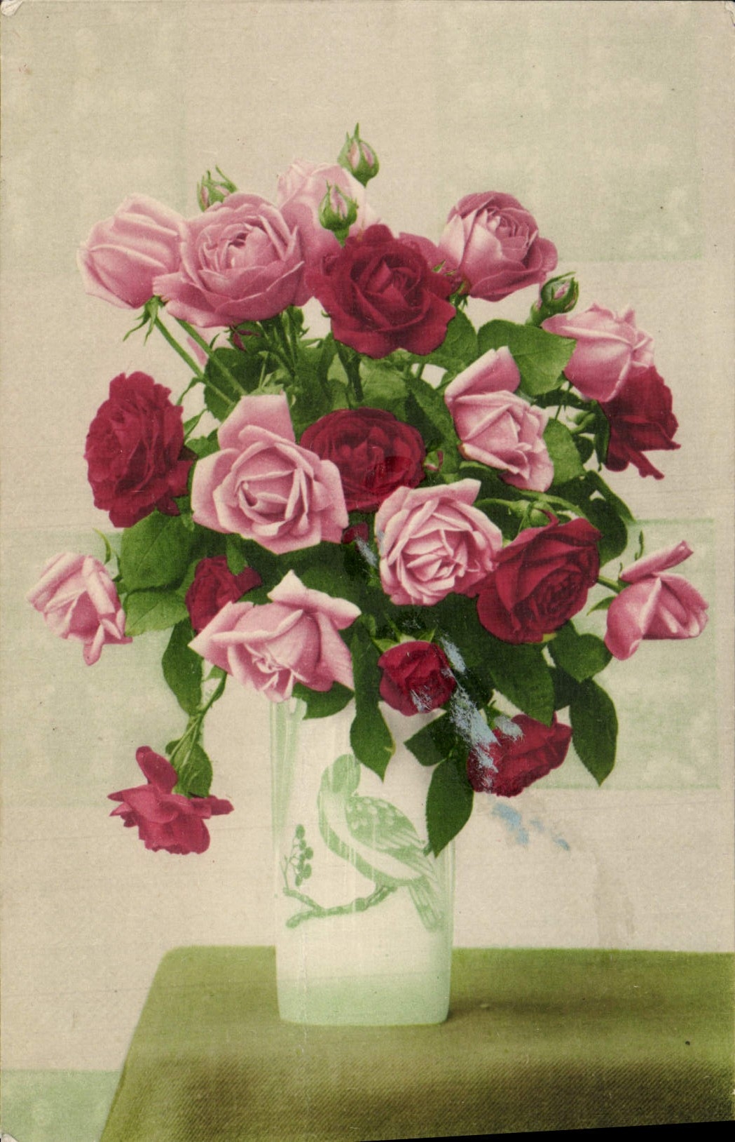 CPA Fantaisie Fleurs 