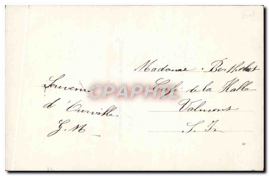 CPA Fantaisie Fleurs Papillon — Back