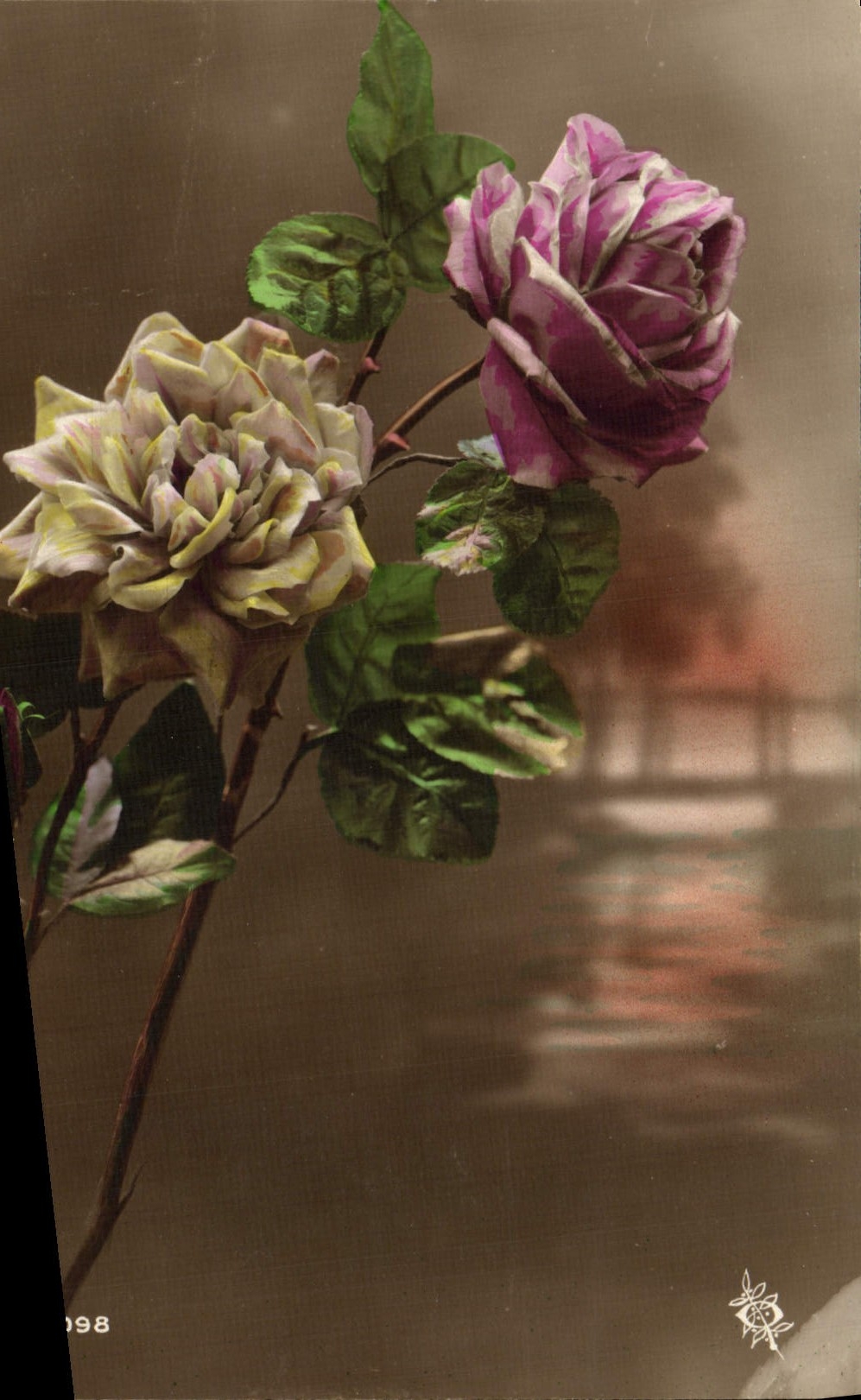CPA Fantaisie Fleurs 