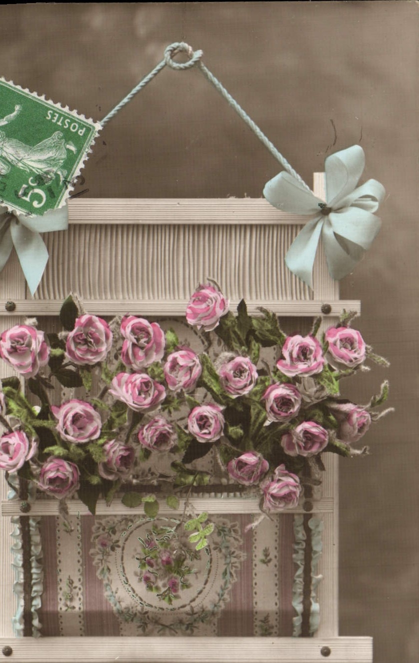 CPA Fantaisie Fleurs 