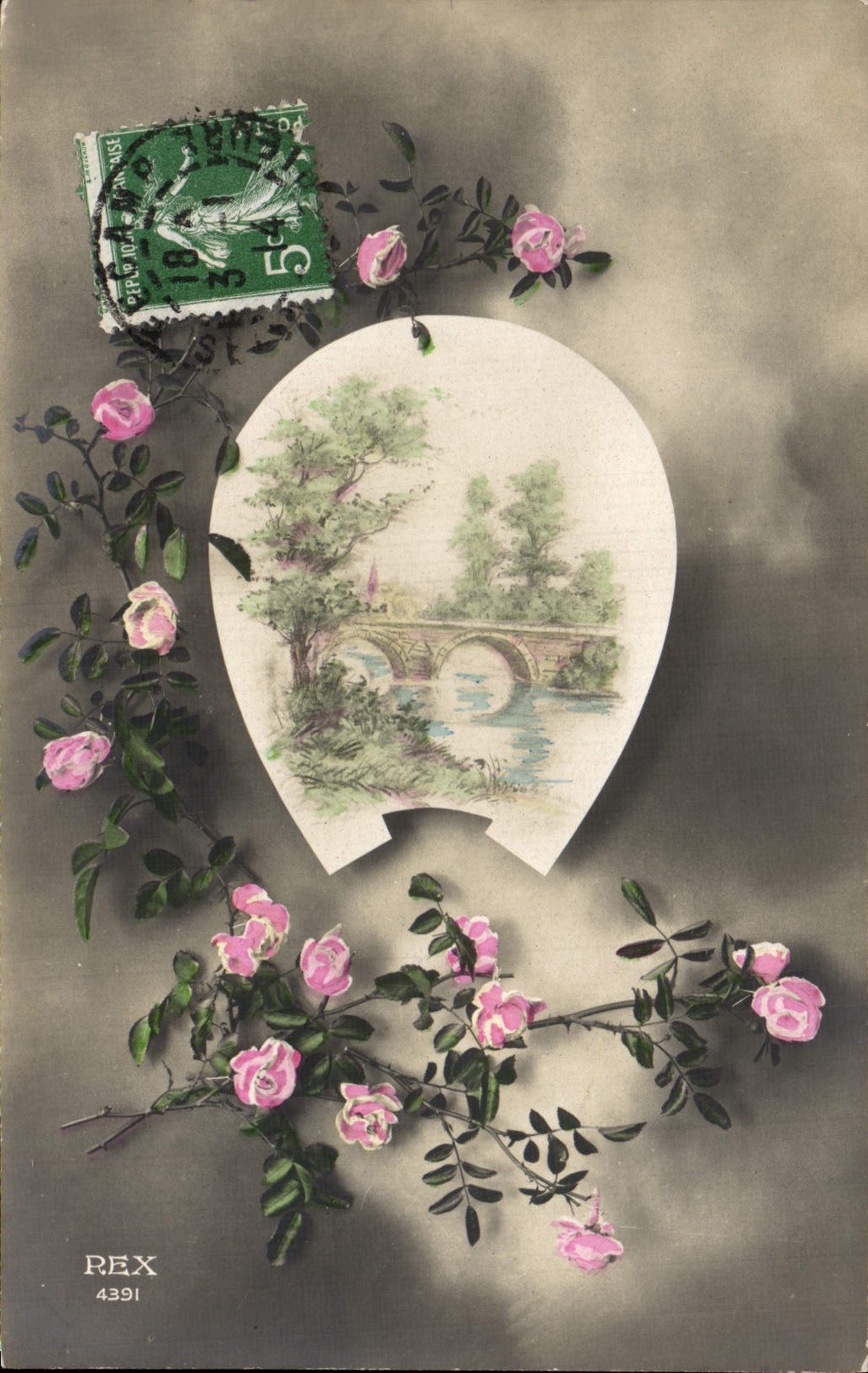 CPA Fantaisie Fleurs 