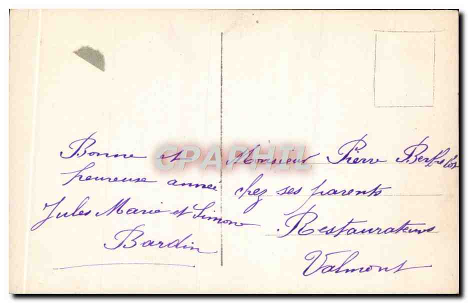 CPA Fantaisie Fleurs  — Verso