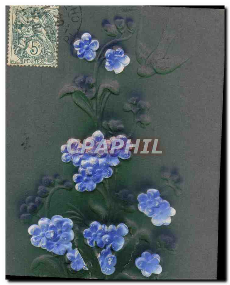 CPA Fantaisie Fleurs 