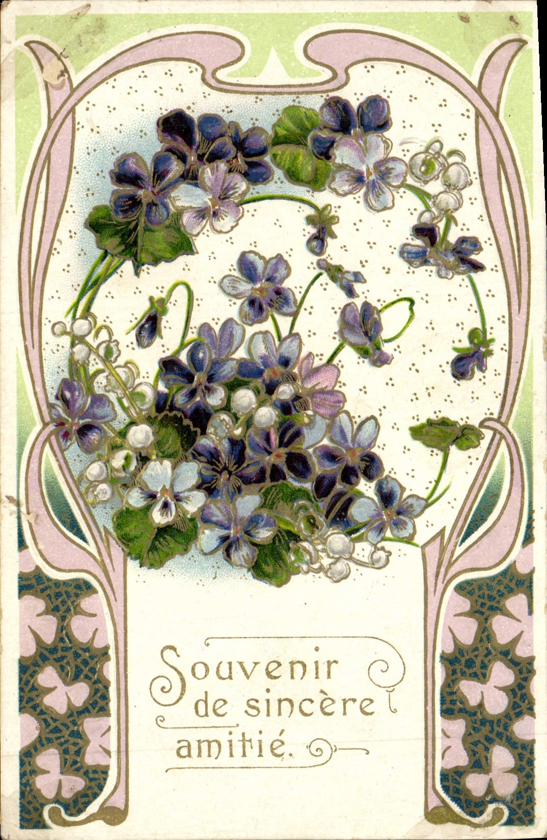 CPA Fantaisie Fleurs 