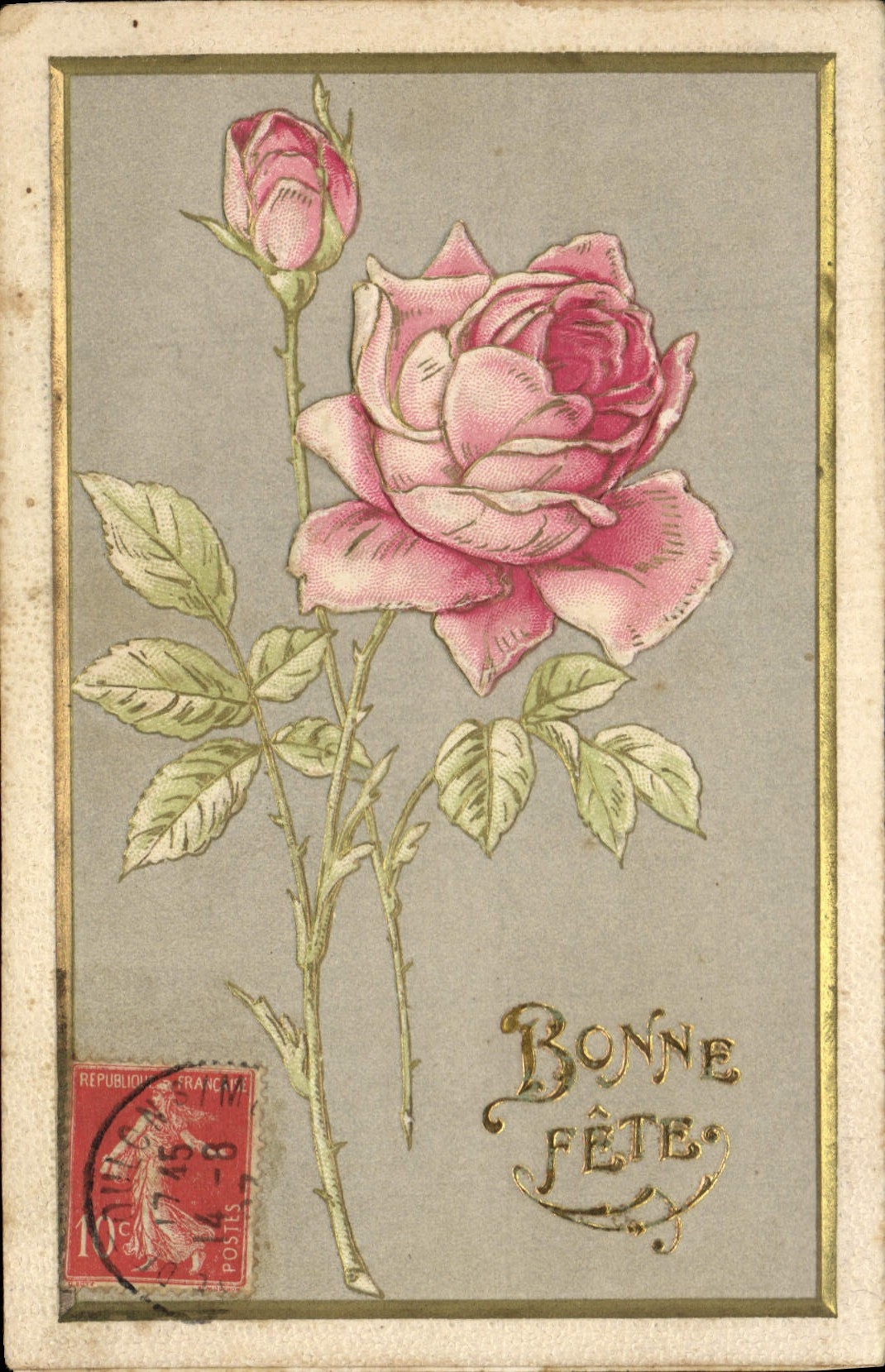 CPA Fantaisie Fleurs 