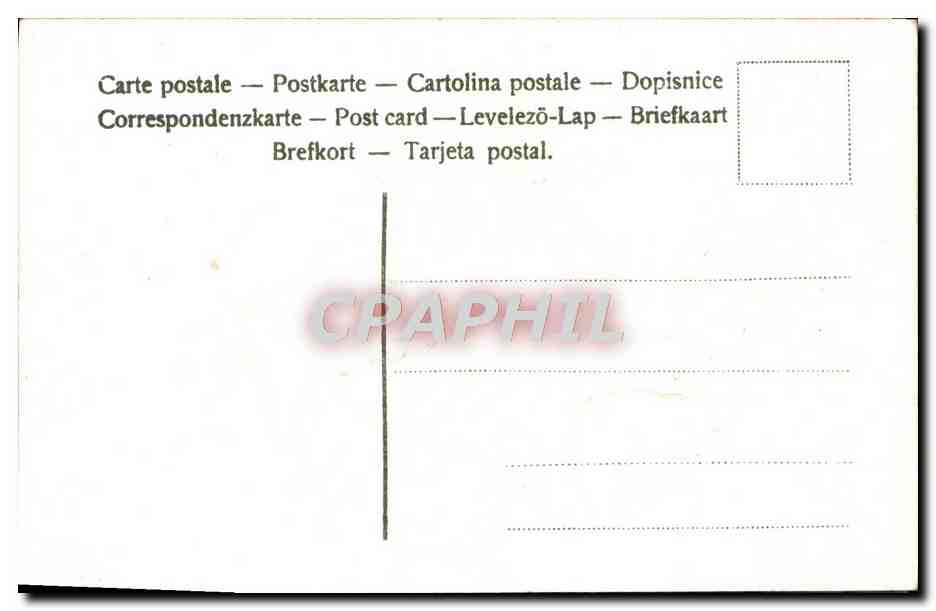 CPA Fantaisie Fleurs  — Rückseite