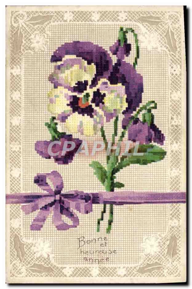 CPA Fantaisie Fleurs 