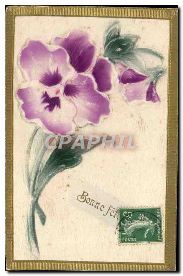 CPA Fantaisie Fleurs 