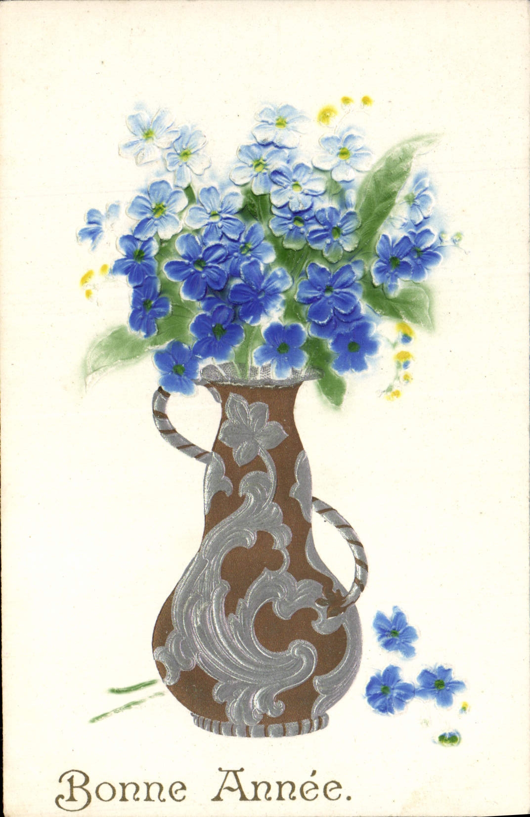 CPA Fantaisie Fleurs 