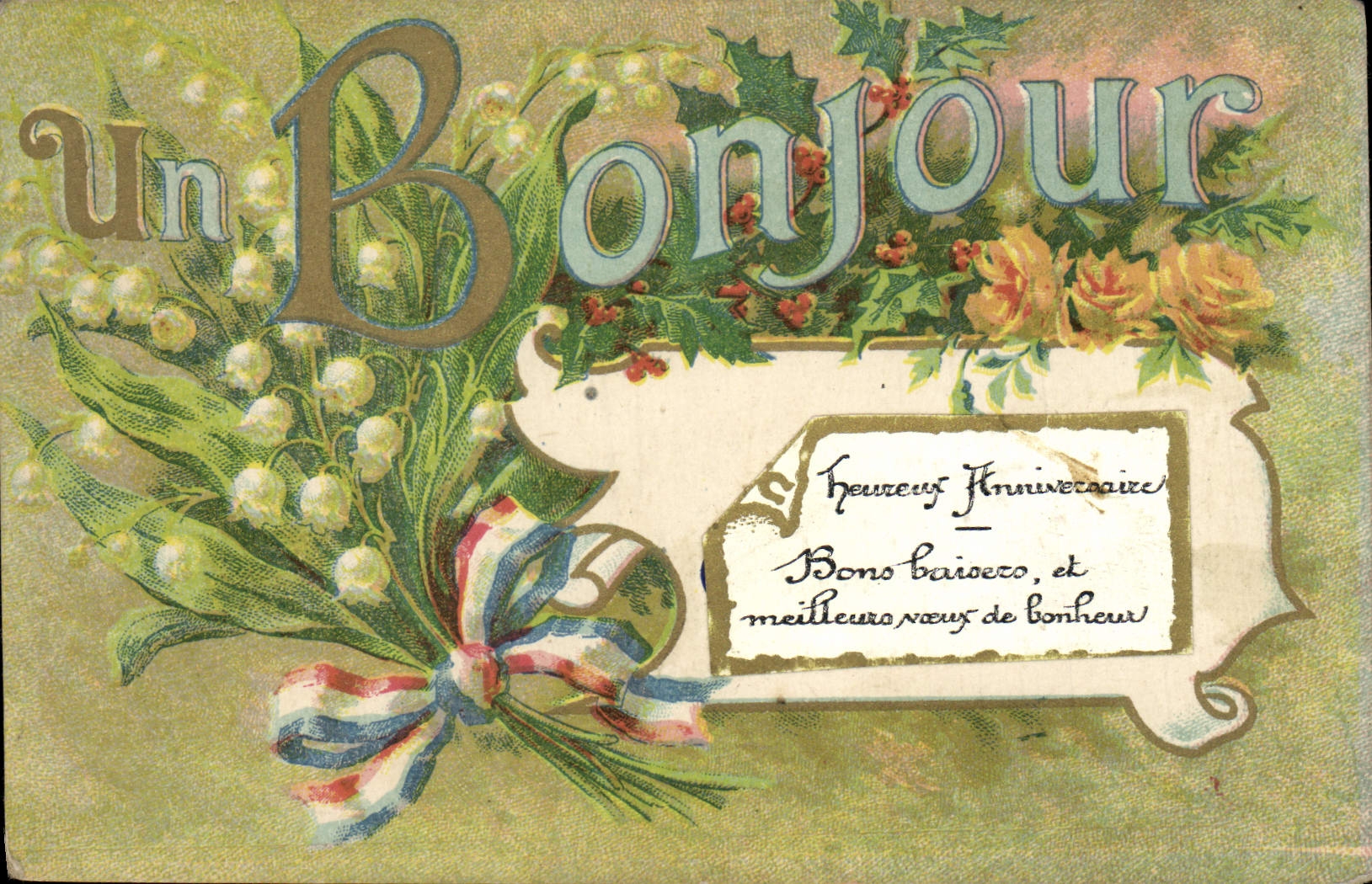 CPA Fantaisie Fleurs 
