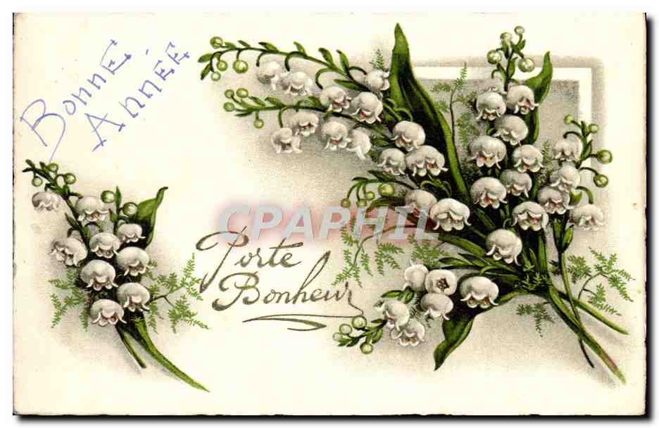 CPA Fantaisie Fleurs Muguet