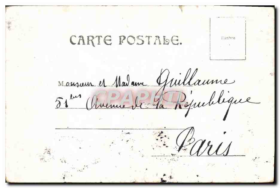 CPA Fantaisie Fleurs Muguet — Verso