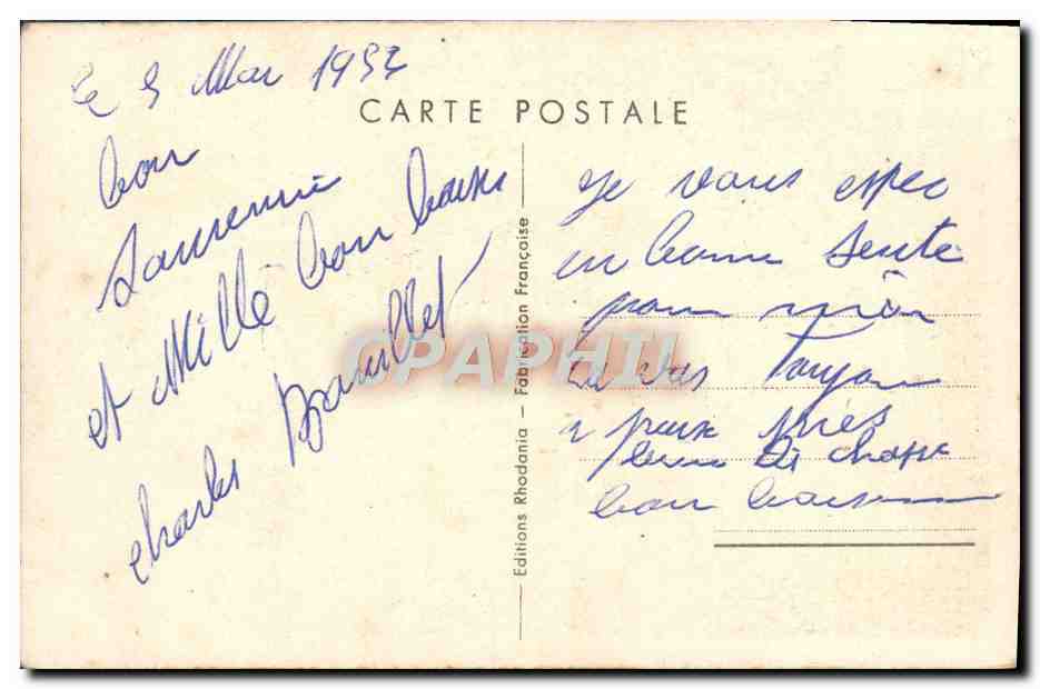 CPA Fantaisie Fleurs Muguet — Verso