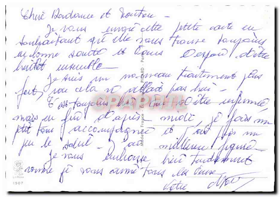 CPA Fantaisie Fleurs Muguet — Verso