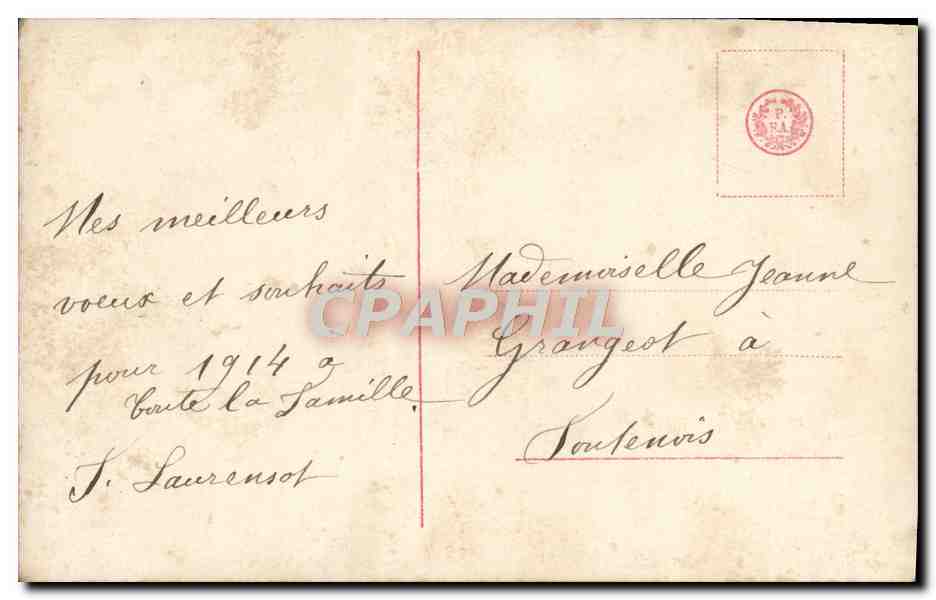 CPA Fantaisie Fleurs Muguet — Verso