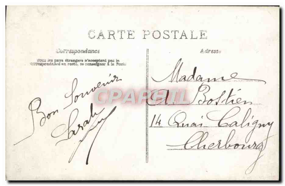 CPA Fantaisie Fleurs Muguet Femme — Rückseite