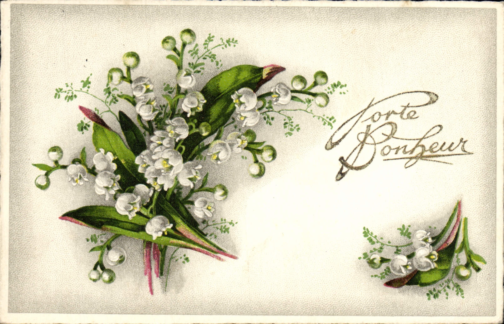 CPA Fantaisie Fleurs Muguet