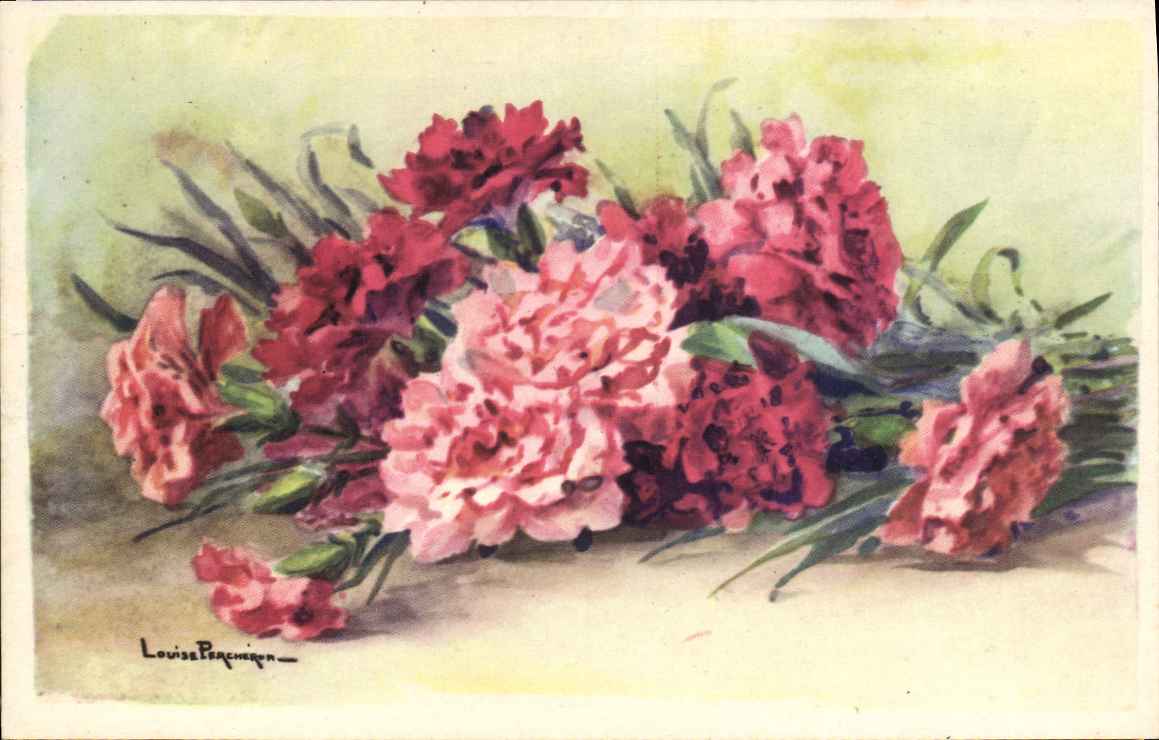 CPA Fantaisie Fleurs 
