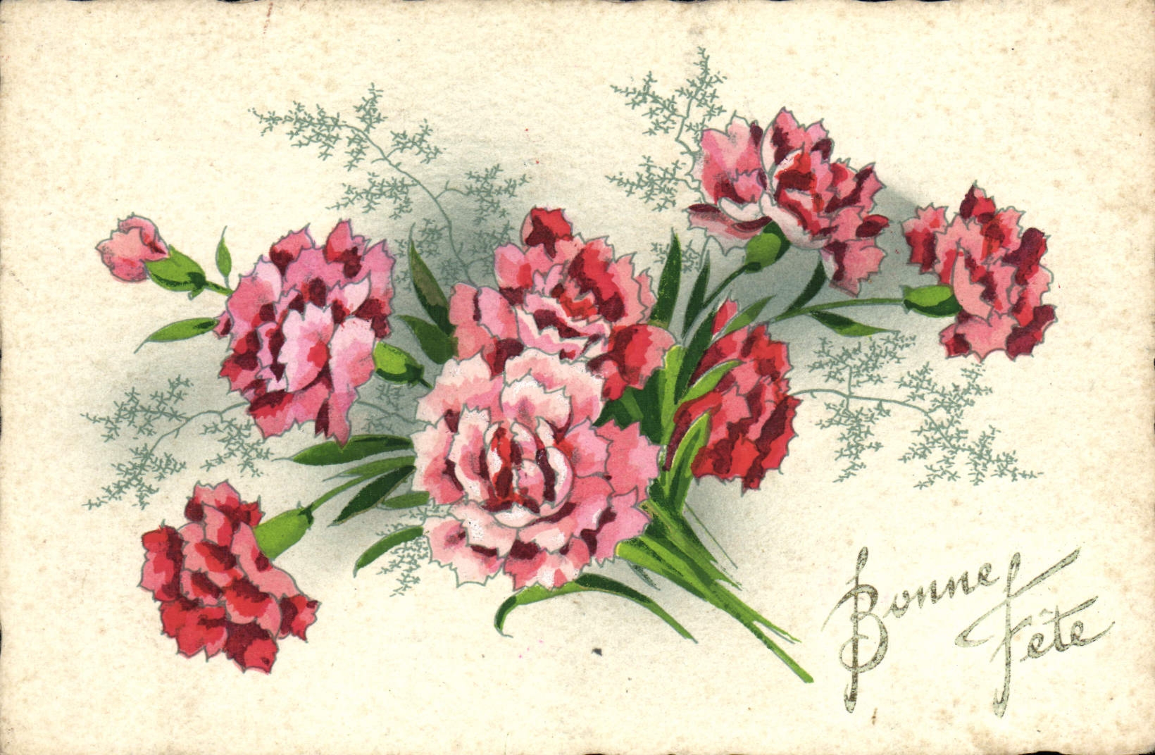 CPA Fantaisie Fleurs 