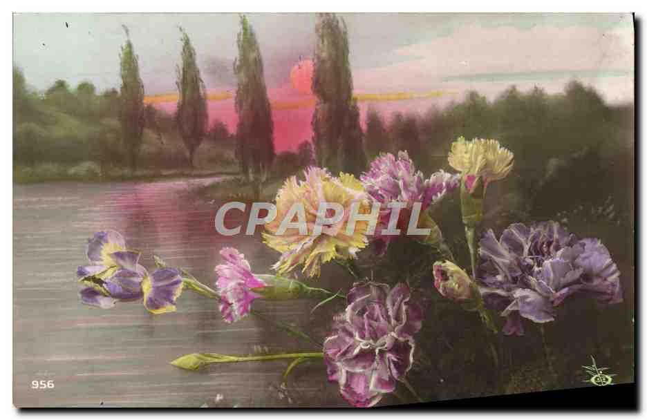 CPA Fantaisie Fleurs 