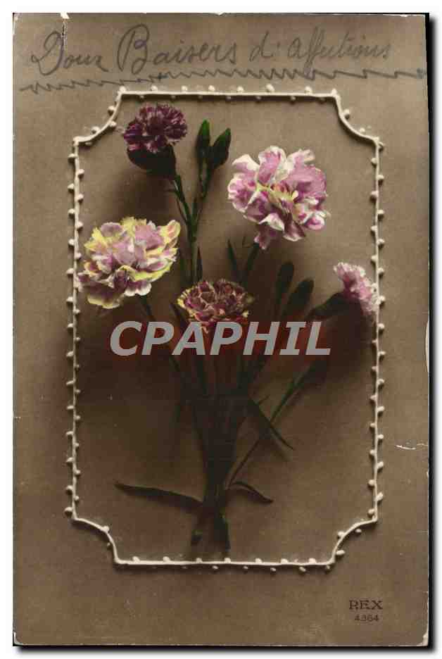 CPA Fantaisie Fleurs 