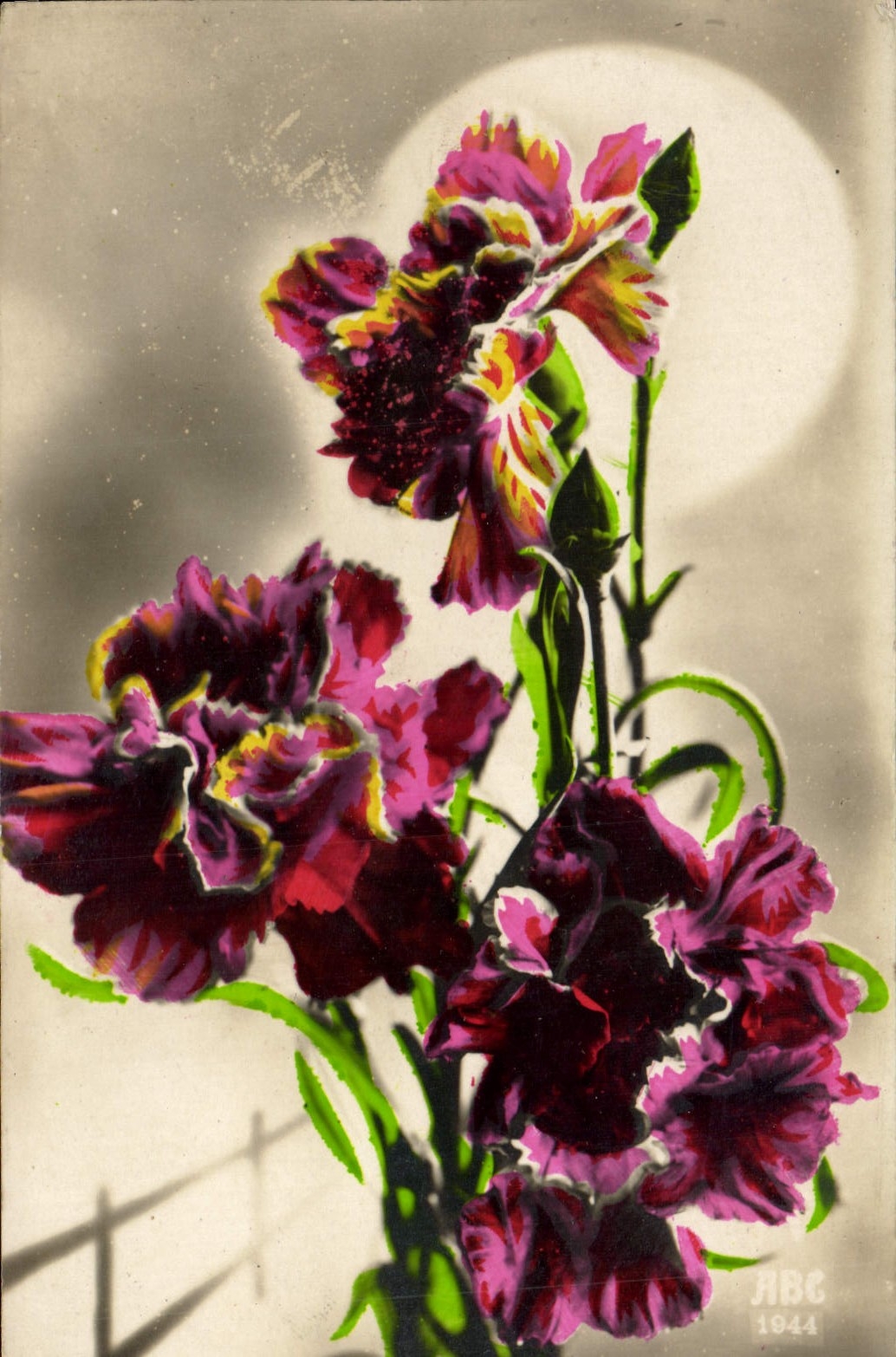 CPA Fantaisie Fleurs 