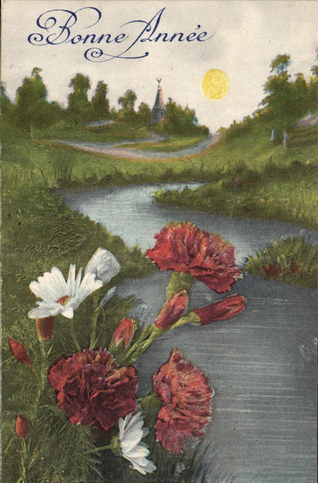 CPA Fantaisie Fleurs 
