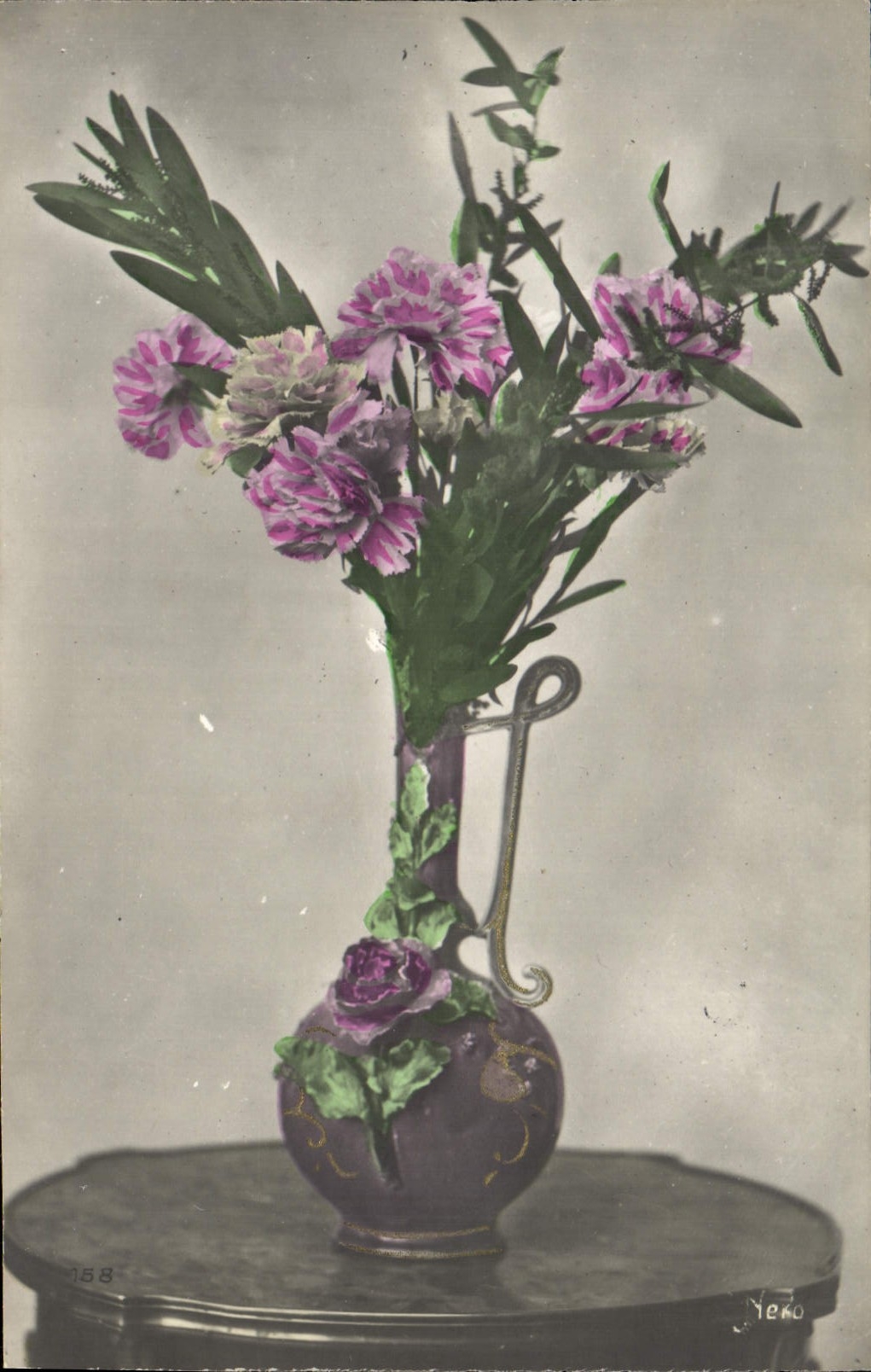CPA Fantaisie Fleurs 