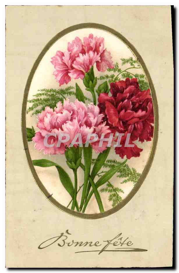 CPA Fantaisie Fleurs 