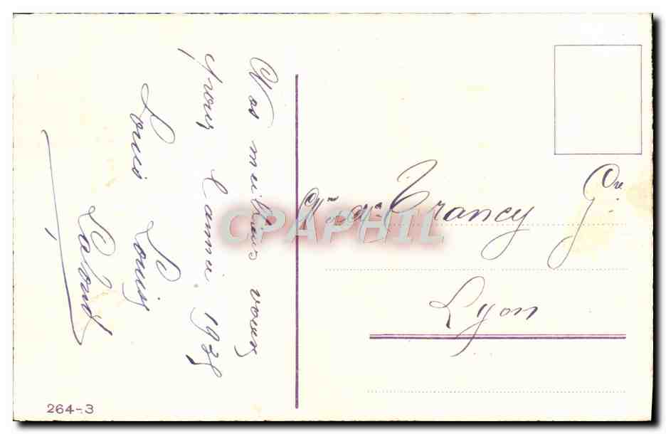 CPA Fantaisie Fleurs  — Verso