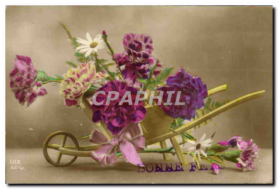 CPA Fantaisie Fleurs 