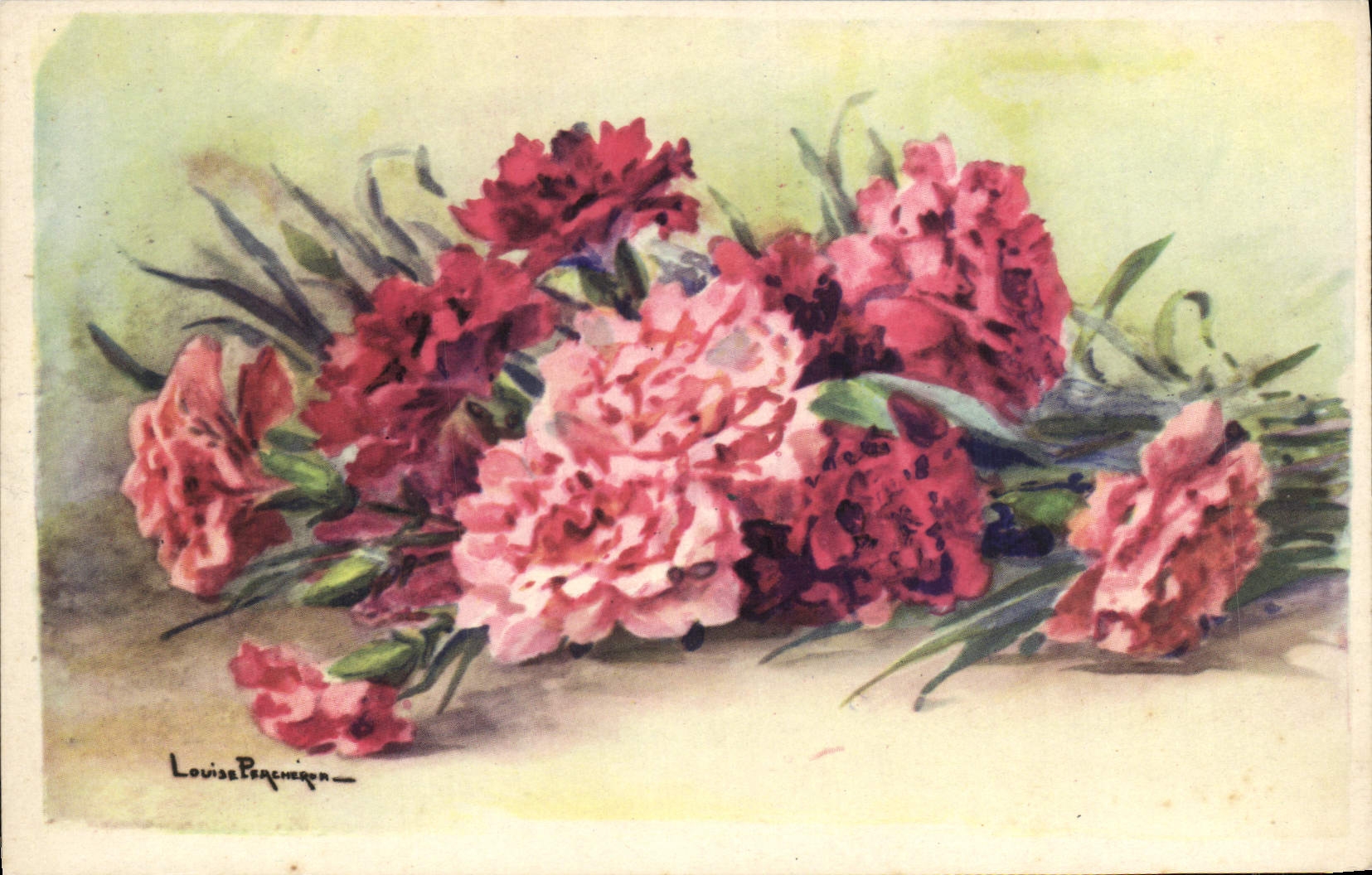 CPA Fantaisie Fleurs 