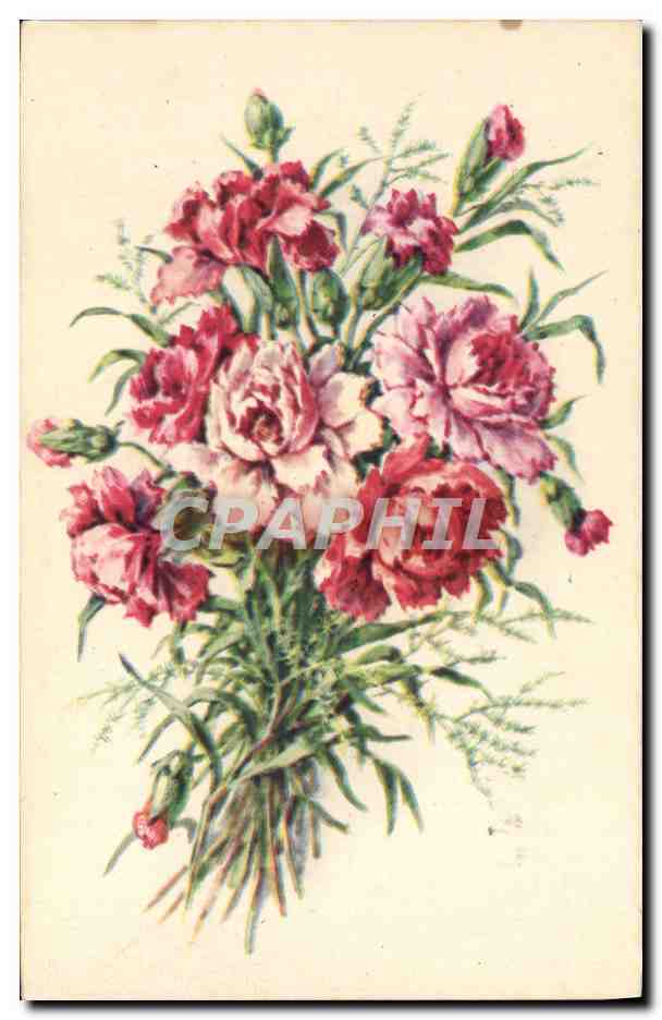 CPA Fantaisie Fleurs 