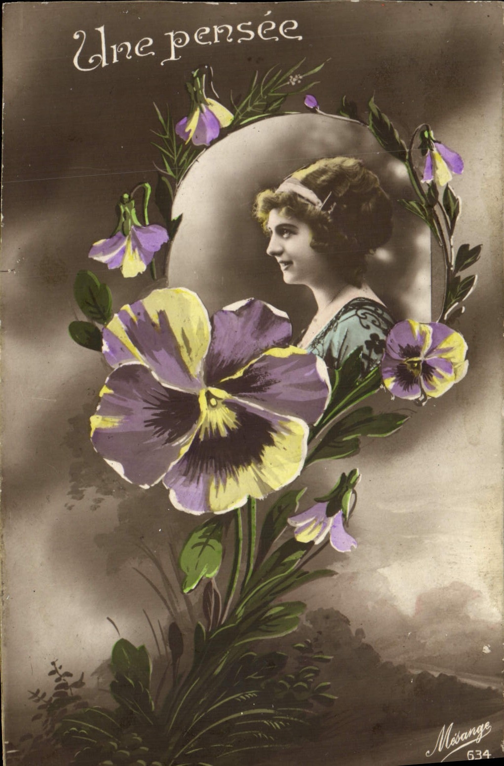 CPA Fantaisie Fleurs 
