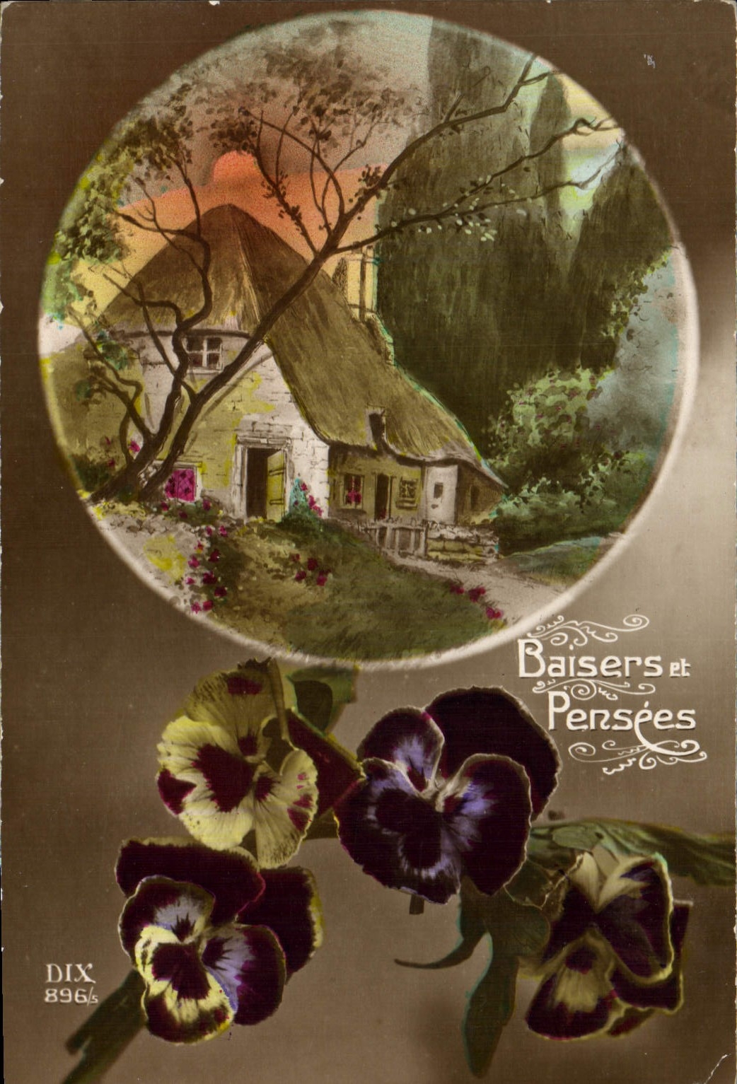 CPA Fantaisie Fleurs 