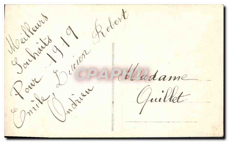 CPA Fantaisie Fleurs  — Back