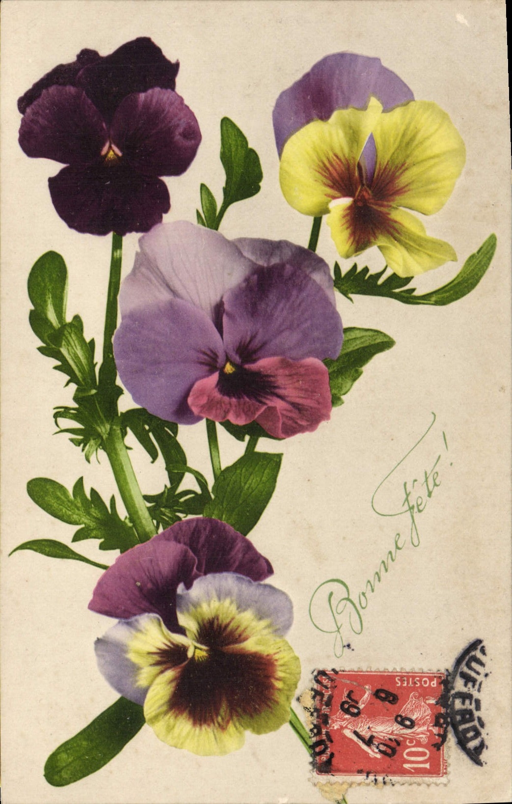 CPA Fantaisie Fleurs 
